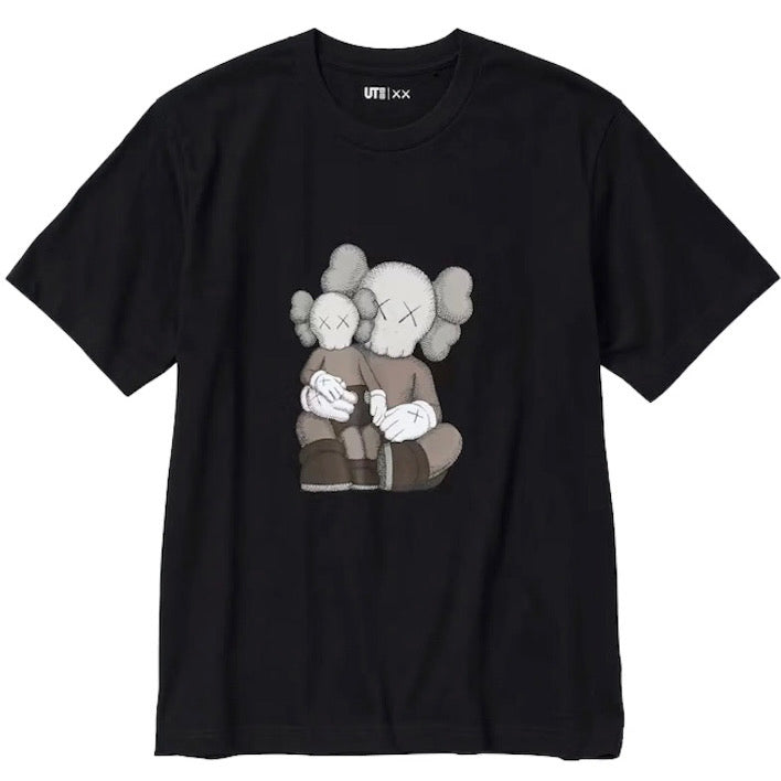 Kaws x Uniqlo UT Short Sleeve Black Graphic T-Shirt