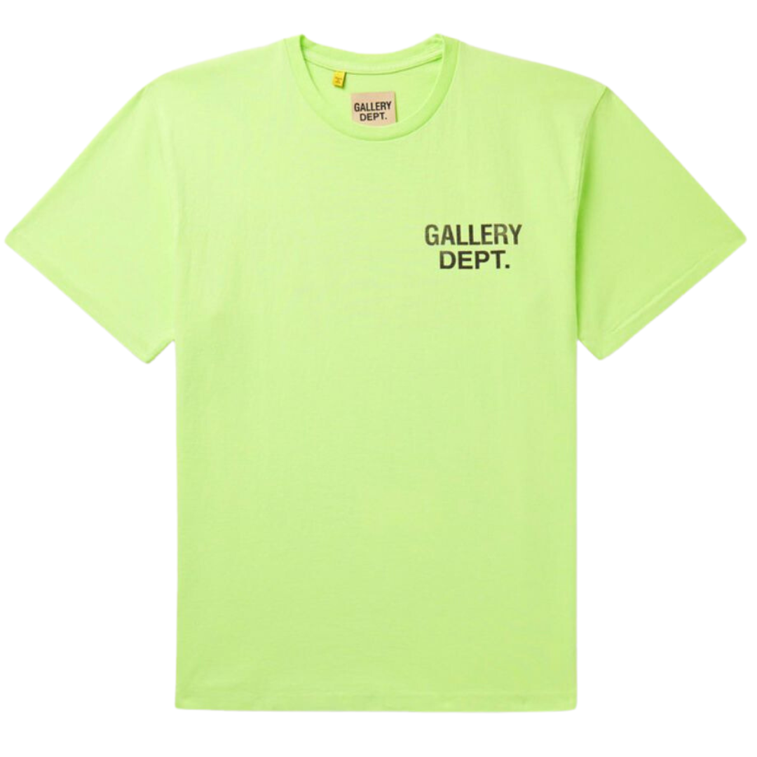 Gallery Dept Souvenir T-Shirt Lime