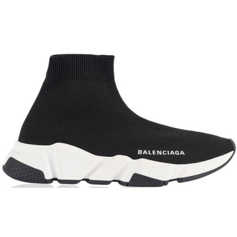 Balenciaga Black White Speed Sock Trainers Mens