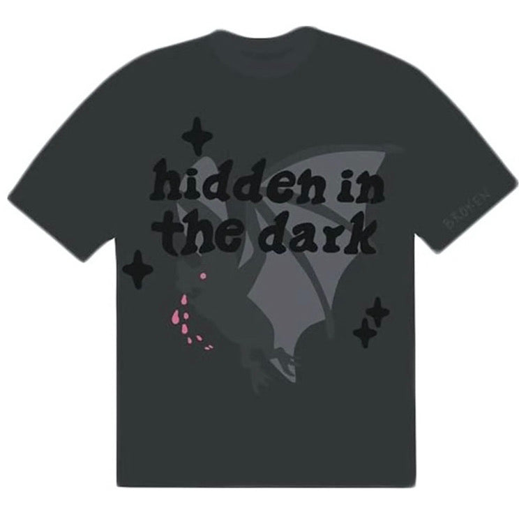 Broken Planet Market Hidden in The Dark Soot Black T-Shirt