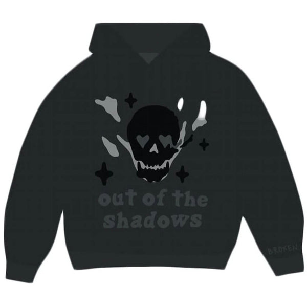 Broken Planet Market Out of The Shadows Soot Black Hoodie