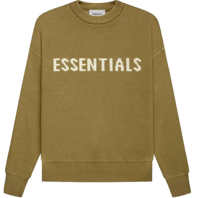 Fear of God Essentials Amber Knit Sweatshirt Kids