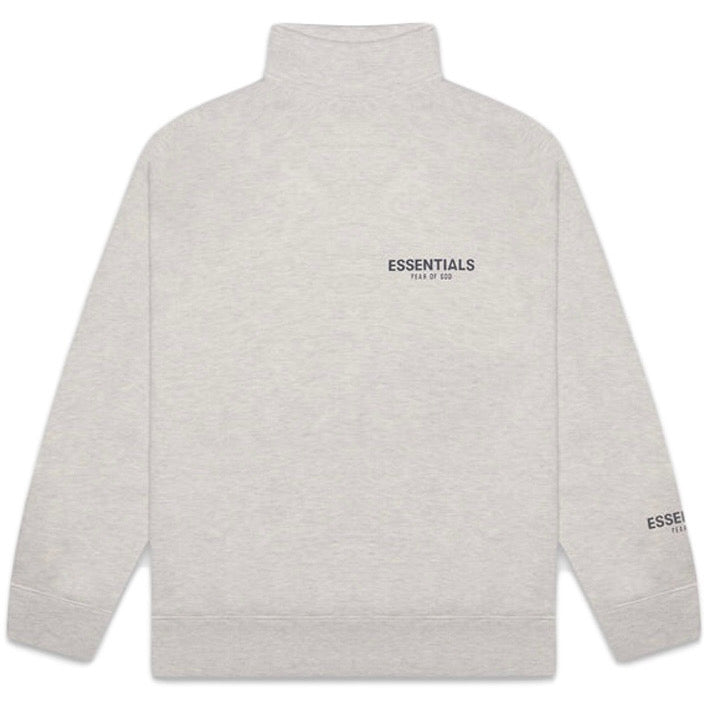 Fear of God Essentials Oatmeal Mock Neck Pullover