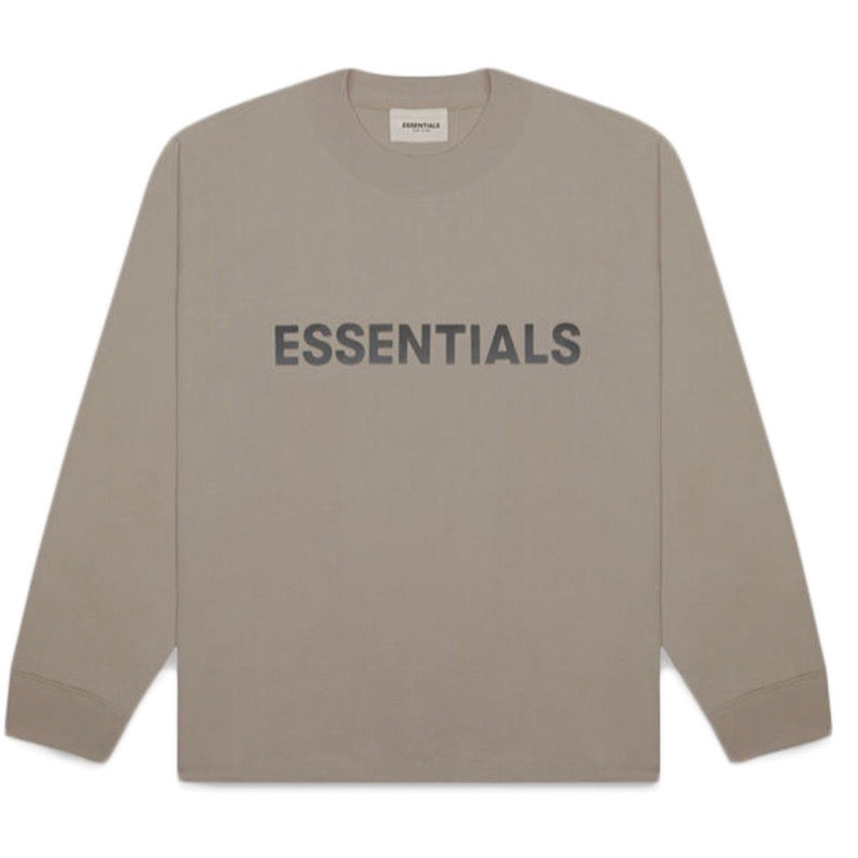 Fear of God Essentials Taupe Long Sleeve T-Shirt