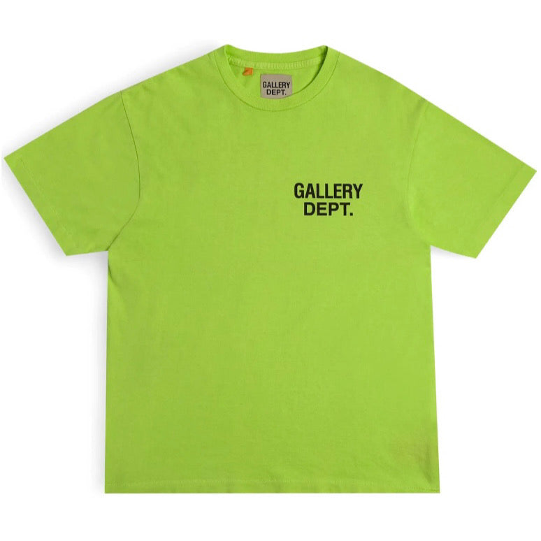 Gallery Dept Souvenir Lime Green T-Shirt